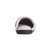 Women's Microterry Wider Width Clog Slippers in Violet with Grey Lining Back Heel