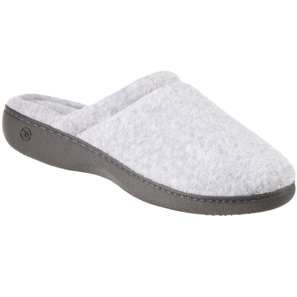 Women's Terry Clog Slippers in Heather Right Angle View