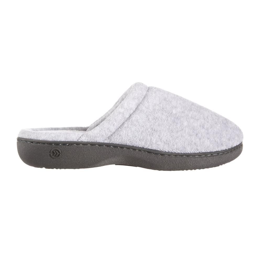 Women's Terry Clog Slippers Navy 6Women's Terry Clog Slippers in Heather Profile