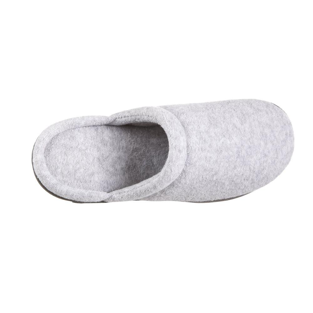 Women's Terry Clog Slippers Navy 6Women's Terry Clog Slippers in Heather Inside Top View