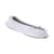 Women's Classic Terry Ballerina Slippers Heather Grey Left Angled View
