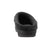 Women's Microterry Jenna Hoodback Slippers in Black Back Heel