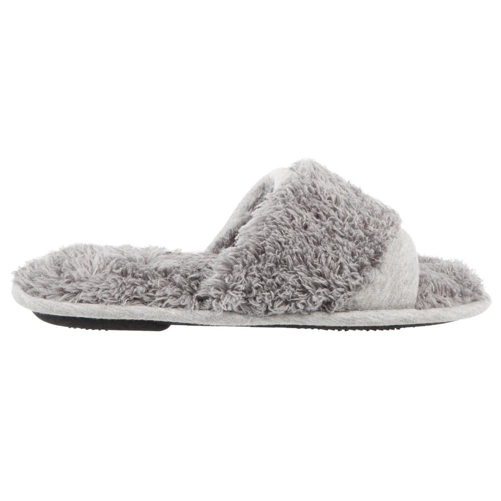 Women's Linley Jersey and Chenille Slide Slippers in Ash Profile