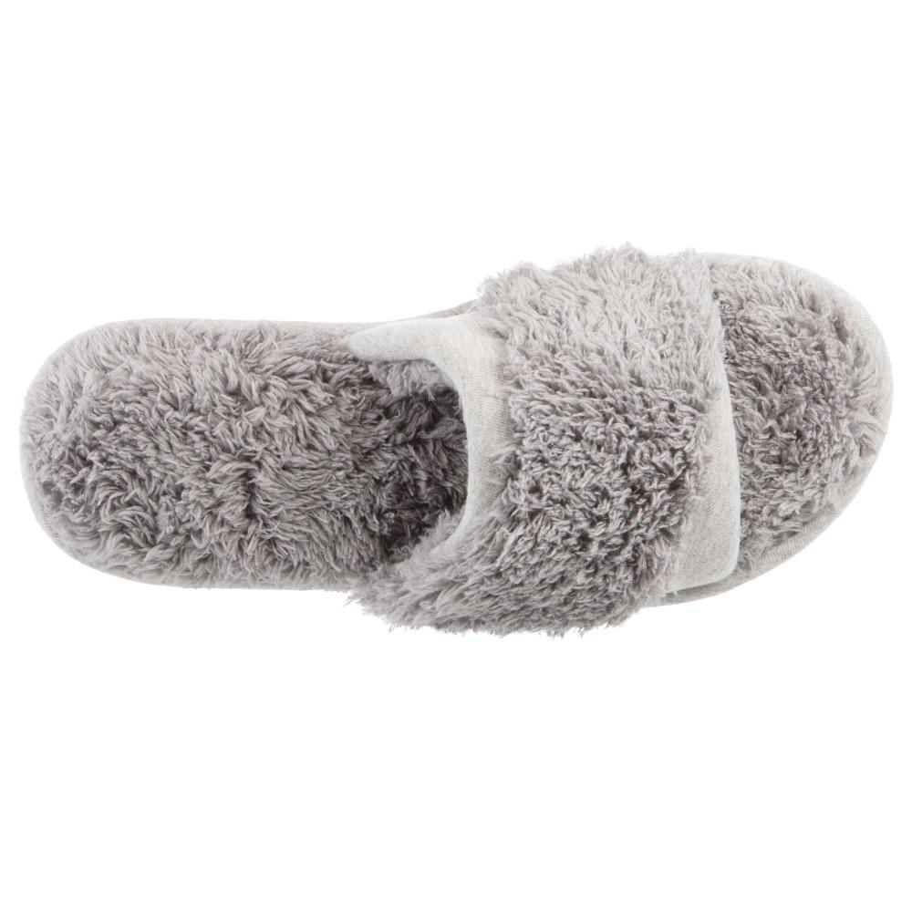 Women's Linley Jersey and Chenille Slide Slippers in Ash Inside Top View