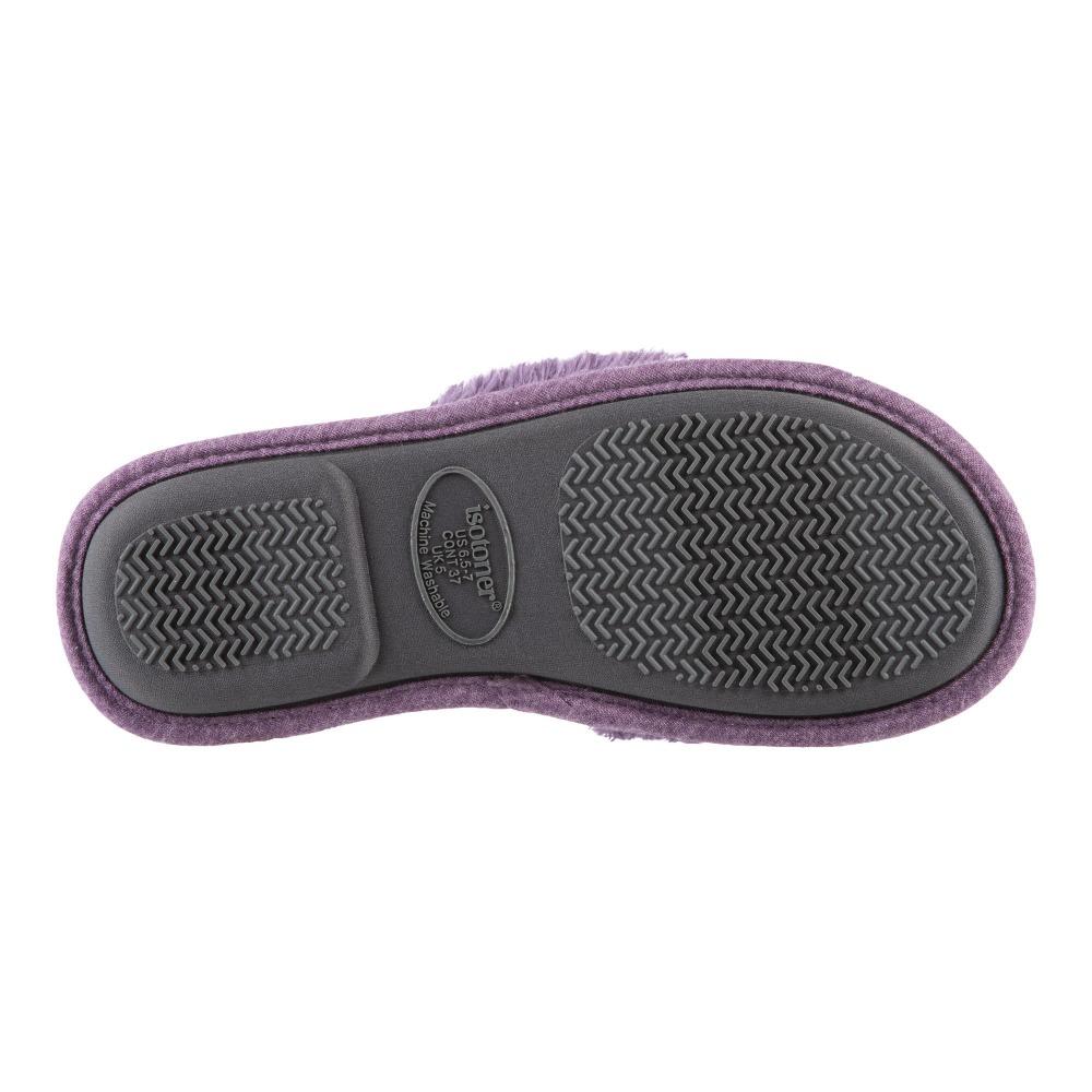 Women's Linley Jersey and Chenille Slide Slippers in Iris Bottom Sole Tread