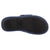Women's Linley Jersey and Chenille Slide Slippers in Navy Blue Bottom Sole Tread