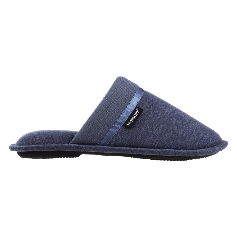 Women's Jersey Cambell Clog Slippers in Navy Blue Profile