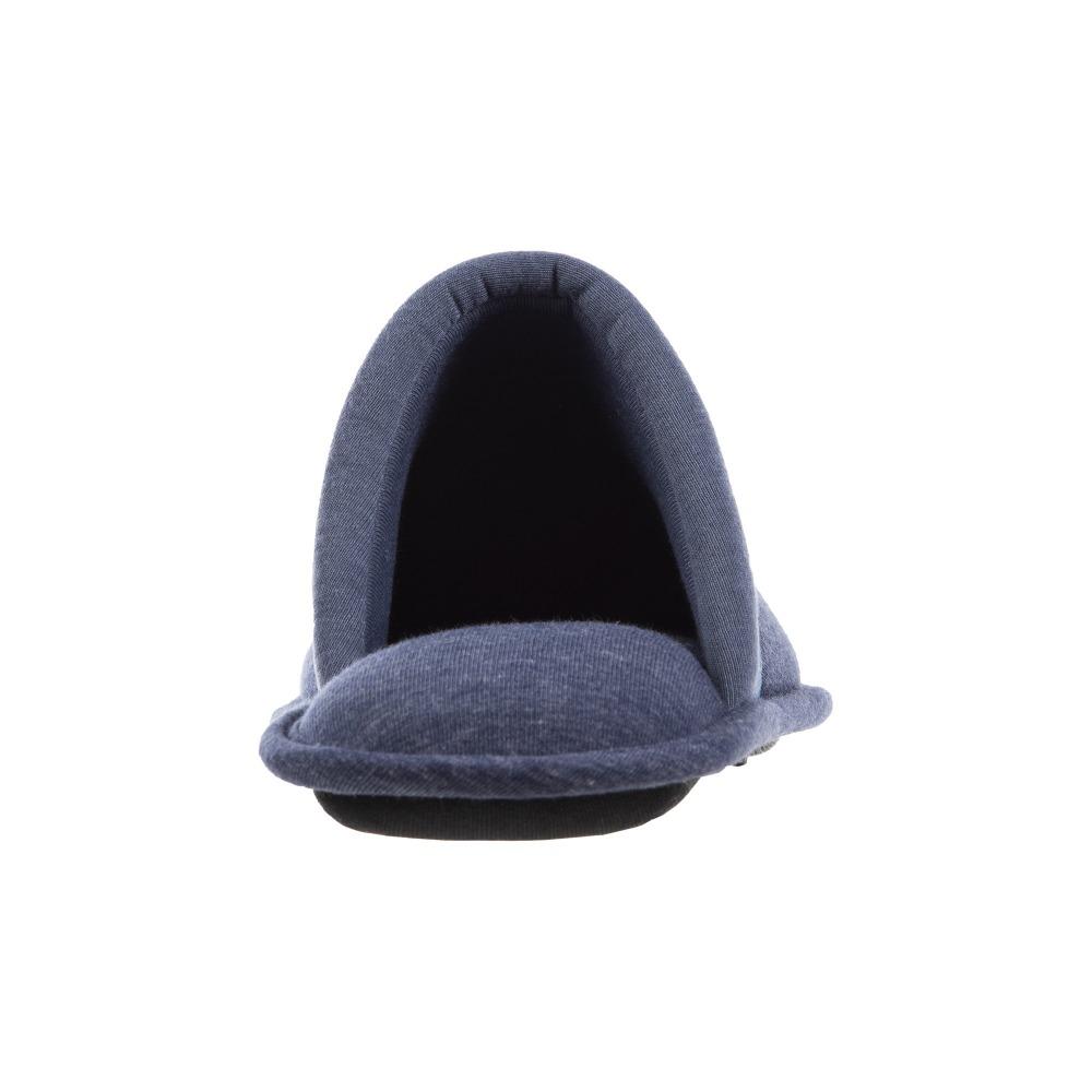 Women's Jersey Cambell Clog Slippers in Navy Blue Back Heel