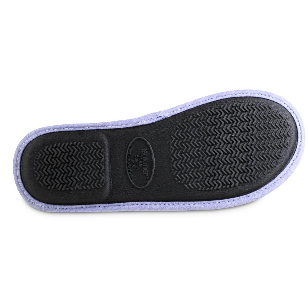 Women's Jersey Cambell Clog Slippers in Periwinkle Bottom Sole Tread