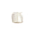 Women's Embroidered Pearl Satin Ballerina Slippers in White Back Heel