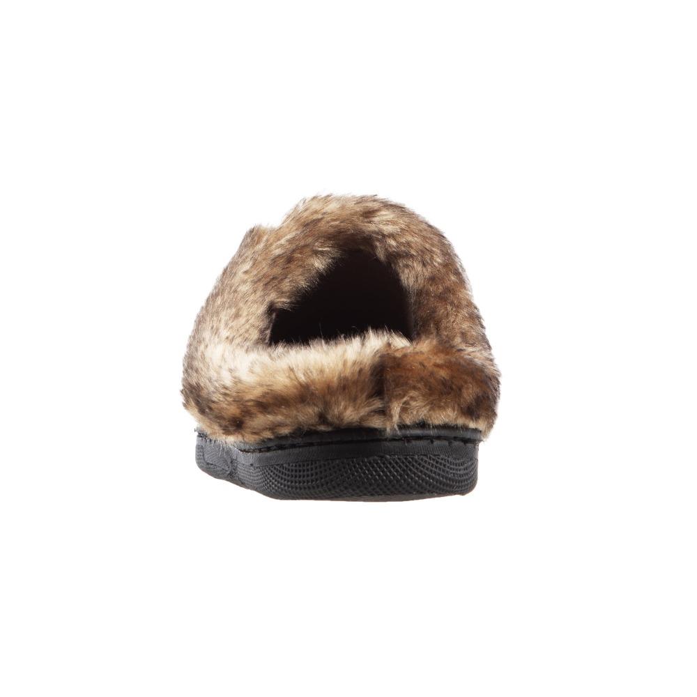 Girl's Wendi Hoodback Slippers in Dark Chocolate (Brown) Back Heel