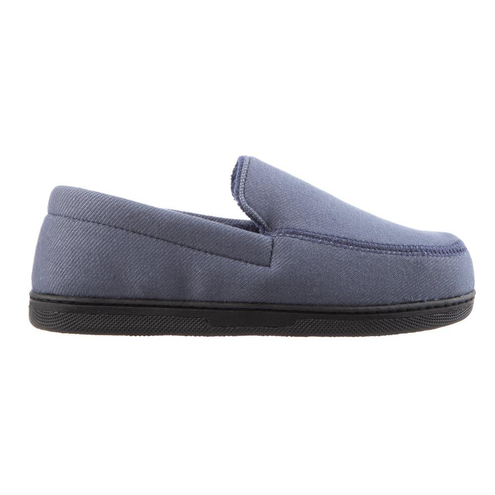 Boy's Chandler Moccasin Slippers in Ash Side Profile